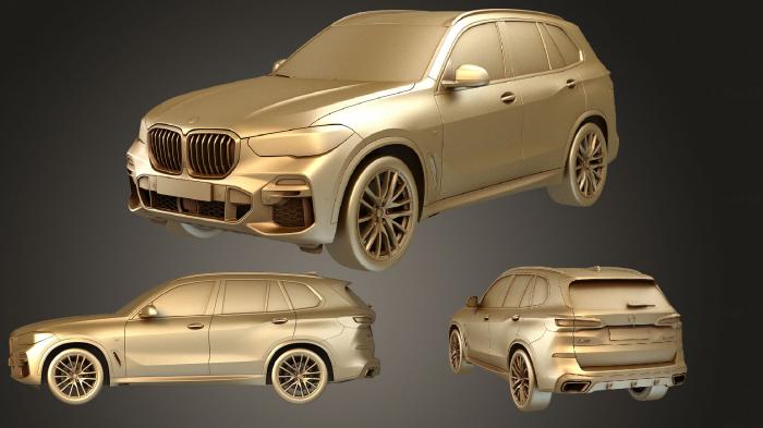 نموذج ثلاثي الأبعاد لآلة CNC السيارات والنقل سيارة BMW X5 M Sport 2019
